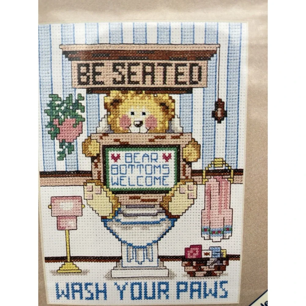 Counted Crosstitch Be Seated Weekenders Teddy Bear